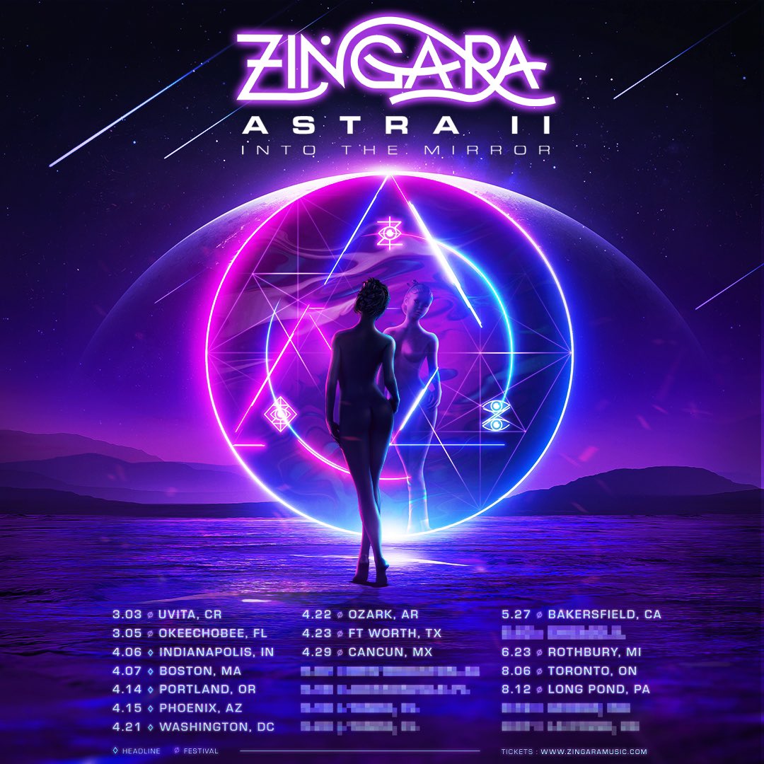 Astra II: Into The Mirror Tour I’m going on tour round 2 baby!! So excited for the next phase of Astra, new shows and new music coming your way very soon! Tickets go on sale Friday at noon EST on my website🌟