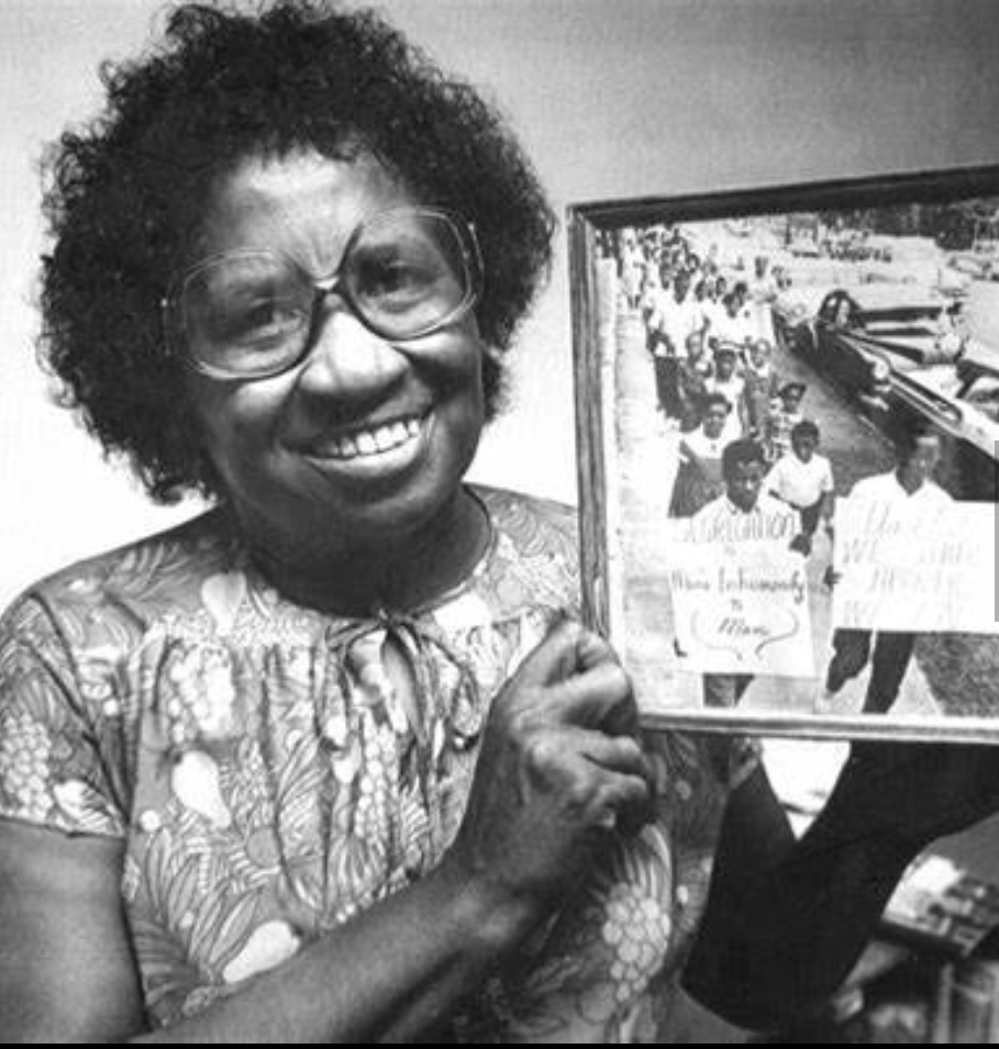 FriendsofOKCap's tweet image. This month, we celebrate Oklahoma’s Clara Luper! Luper staged a "sit-ins” in the early 1960s, helping to end segregation in public places. Maintaining her adherence to nonviolence, Luper participated in marches &amp;amp; demonstrations &amp;amp; was jailed in her Civil Rights struggle.