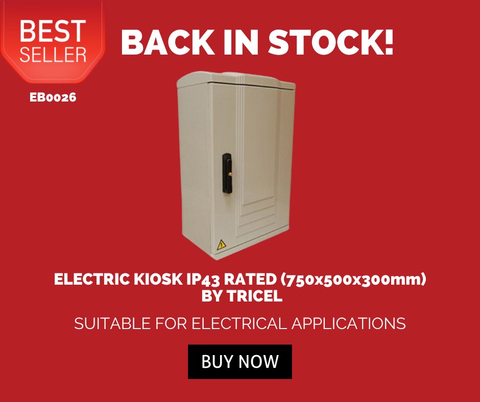MeterBoxesD's tweet image. Our bestselling Electrical Kiosk is back in stock!

▪️ IP43 Rated 
▪️ Made from corrosion-resistant GRP
▪️ Supplied flat packed with all components including hinges, lock and key

Shop now: meterboxesdirect.co.uk/electric-kiosk…