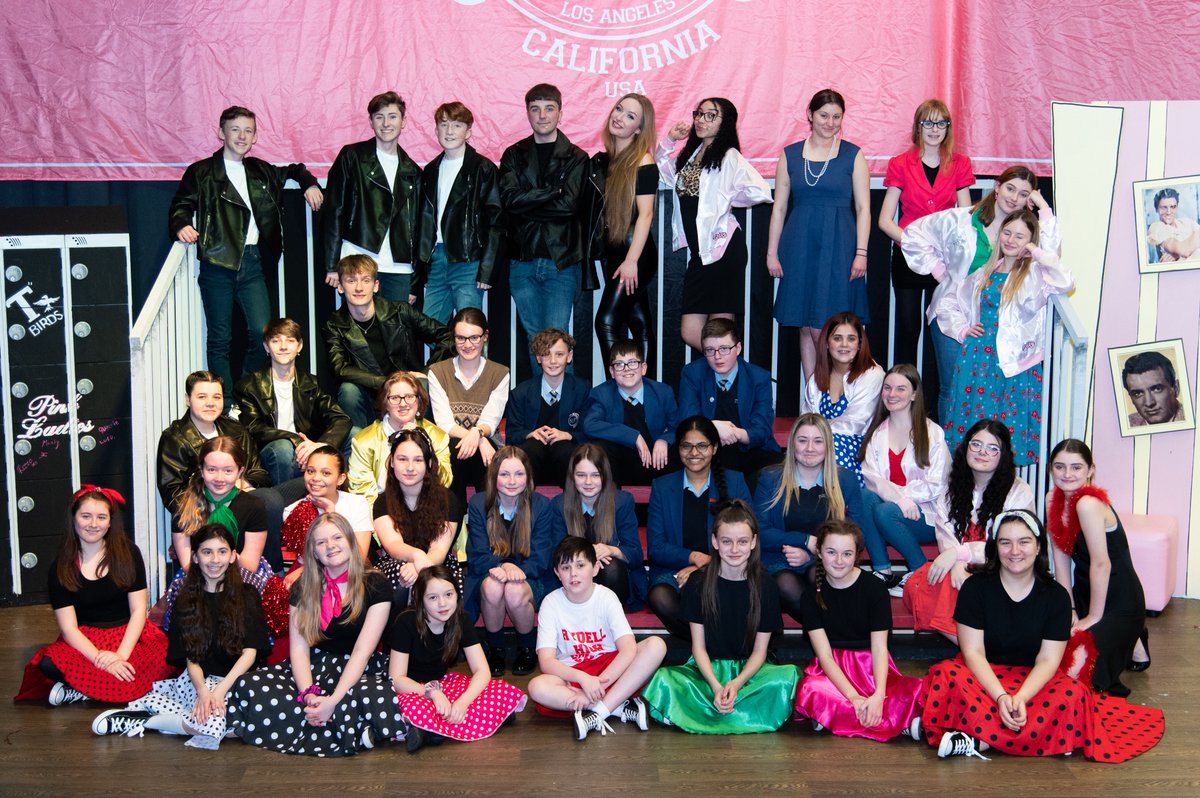 SJPHeadteacher's tweet image. A big congratulations to all of our worthy audience of SJP&apos;s first matinee performance of Grease today.  Pupils from years 7-10 were selected by their HOLs due to their ongoing positive contribution to school life and were able to watch the show this afternoon as a reward.