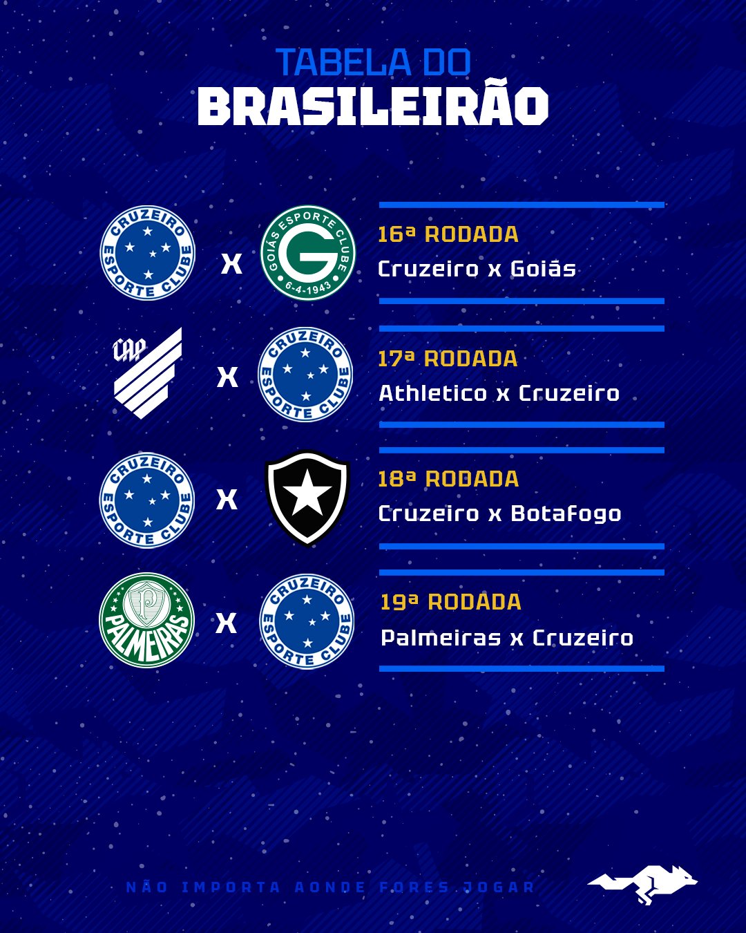 Brasileirão 2023: jogos dos times mineiros