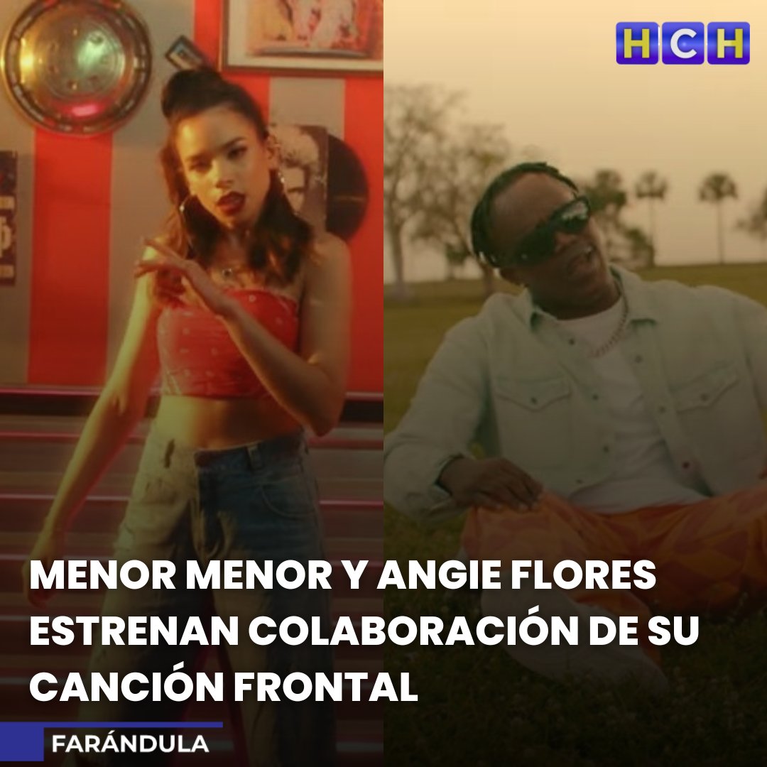 🎶🎵¡Dos talentos catrachos se unieron en colaboración! hablamos de Menor Menor y Angie Flores quienes estrenaron en las últimas horas, su canción llamada Frontal.

VIDEO AQUÍ: hch.tv/2023/02/15/men…