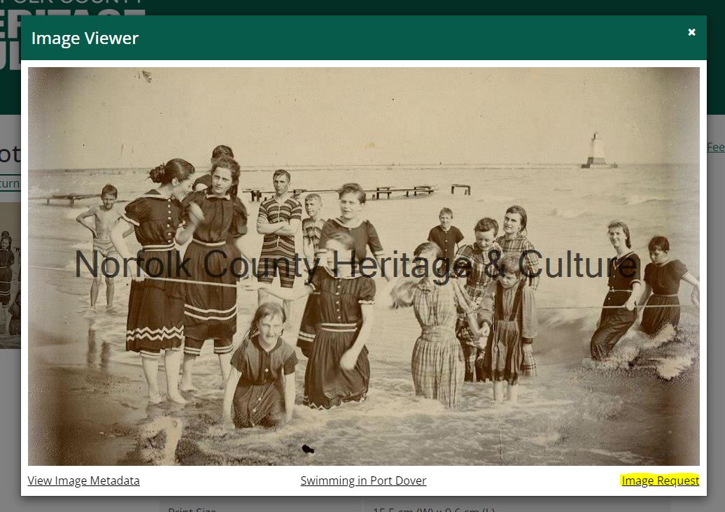 Did you know that for a small fee you can request a digital copy of any image you see on <a href="/NorfolkCulture/">NC Heritage/Culture</a>'s  online collections database? Visit norfolkcounty.catalogaccess.com, click on Image Request in the lower right-hand corner of any photo &amp; fill out the form.