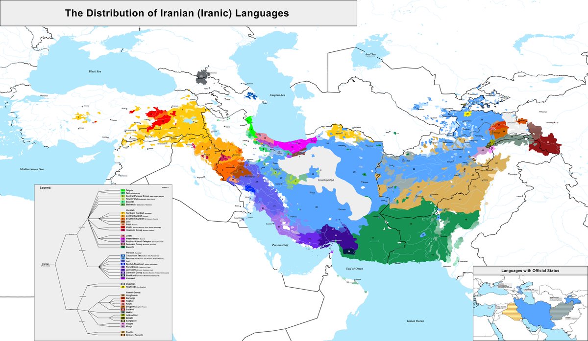 IranZaminfr's tweet photo. D’autres part, les différents dialectes Kurdes (Kurmanji, Sorani, Gorani) découlent tous de la famille des langues Iraniennes. ☀️ https://t.co/rj0L9osrCR