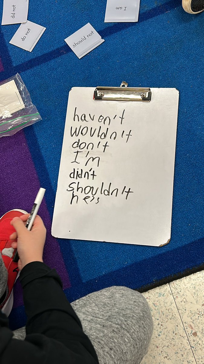 Learning about contractions in phonics! So cool!!😎#AshlandSoar