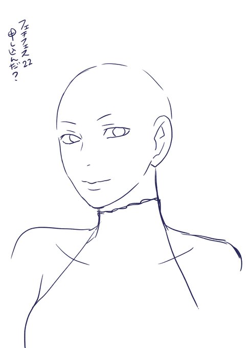 #フェチフェス#あおいまりい#コミック似顔絵あっさりした素体描いてからメイクするように華やかにしていくのは楽しい。モデルはみんな大好きあおいまりいさん。 