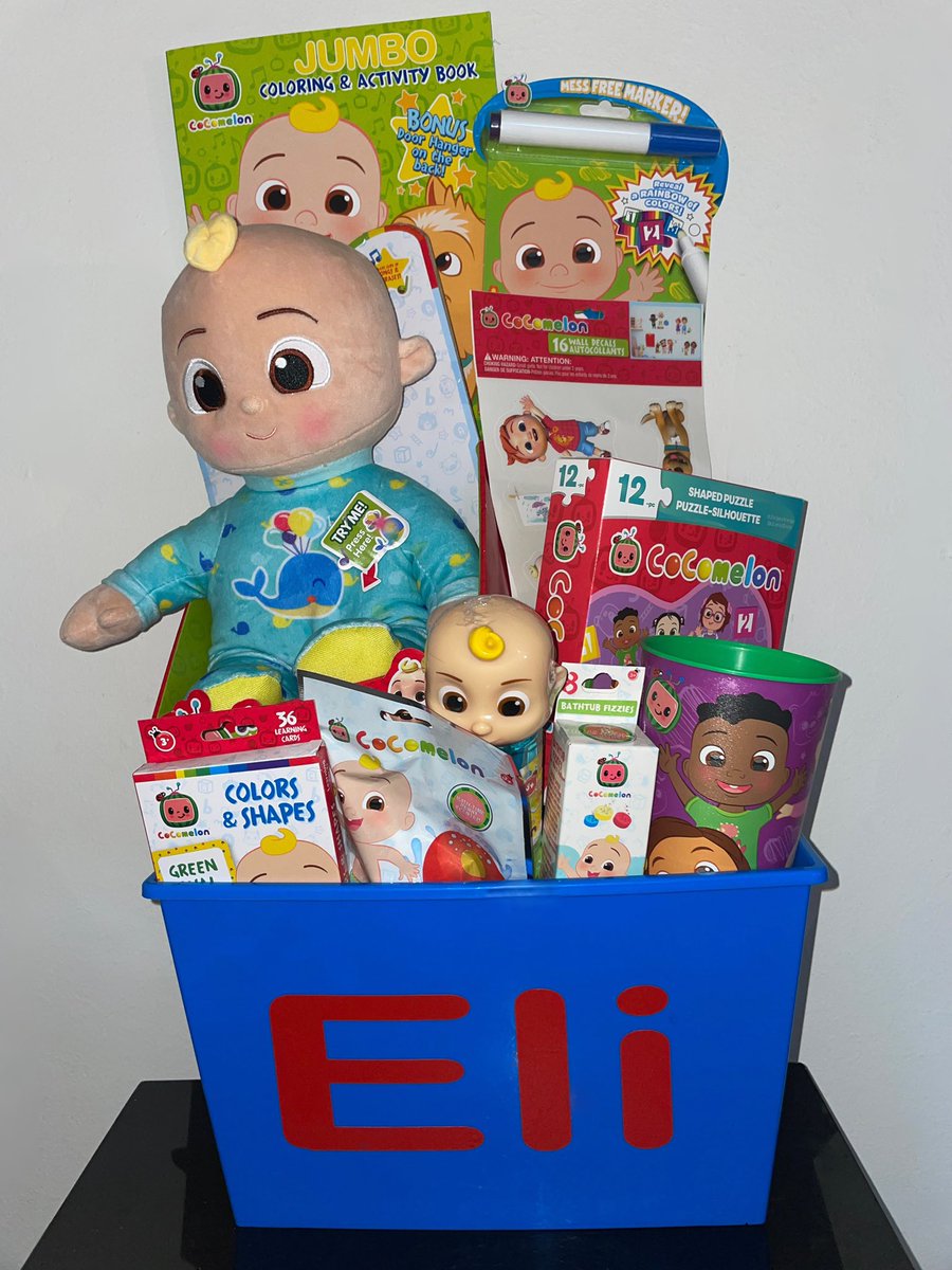 _Lucky_CHARM's tweet photo. cocomelon basket ❤️#MommyandMinisCreations #HolidayBaskets #AffordableBaskets #CustomizedBaskets #KidBaskets #Cocomelon https://t.co/Zy4hr0u3SI