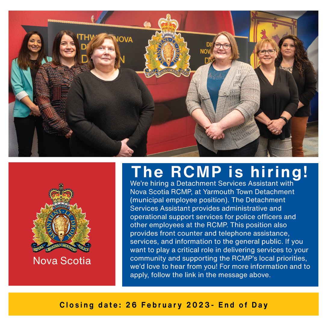 RCMP Nova Scotia on Twitter "For more information about the Detachment