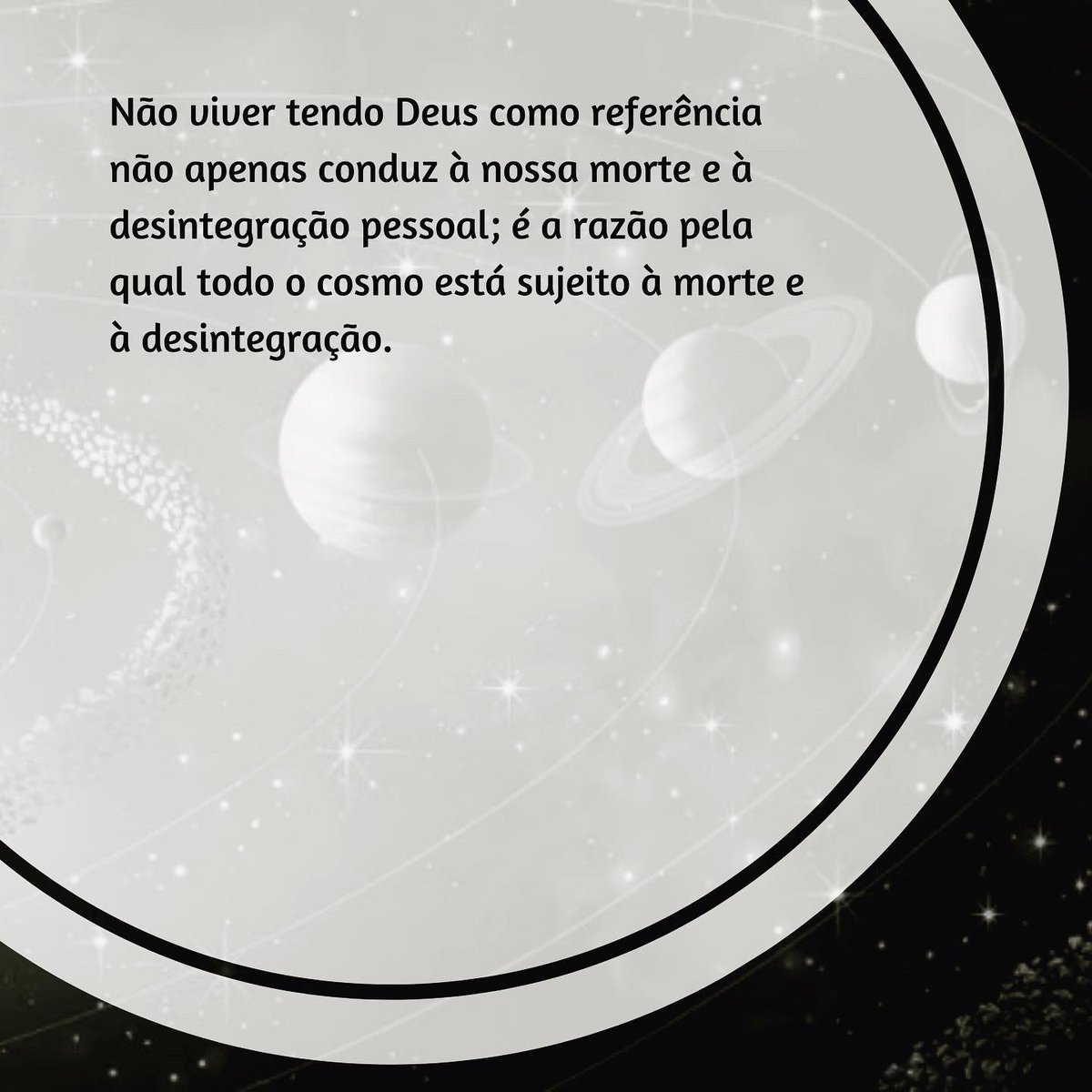 luizbisneto's tweet photo. Não viver tendo Deus como referência não apenas conduz à nossa morte e à desintegração pessoal; é a razão pela qual todo o cosmo está sujeito à morte e à desintegração.
#johnlin #cristianismo #cosmovisao #cosmo #biblia https://t.co/cQq2UUxtqm