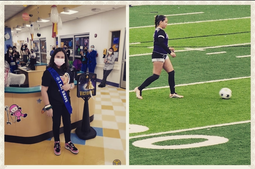 It has been a year since you rang the bell and your last chemo! You had a goal of 1year to get back to shape and play like you did before the toughest 3-year fight with cancer. We are so proud of how far you have come, the determination, your strength. Continue to inspire us all.