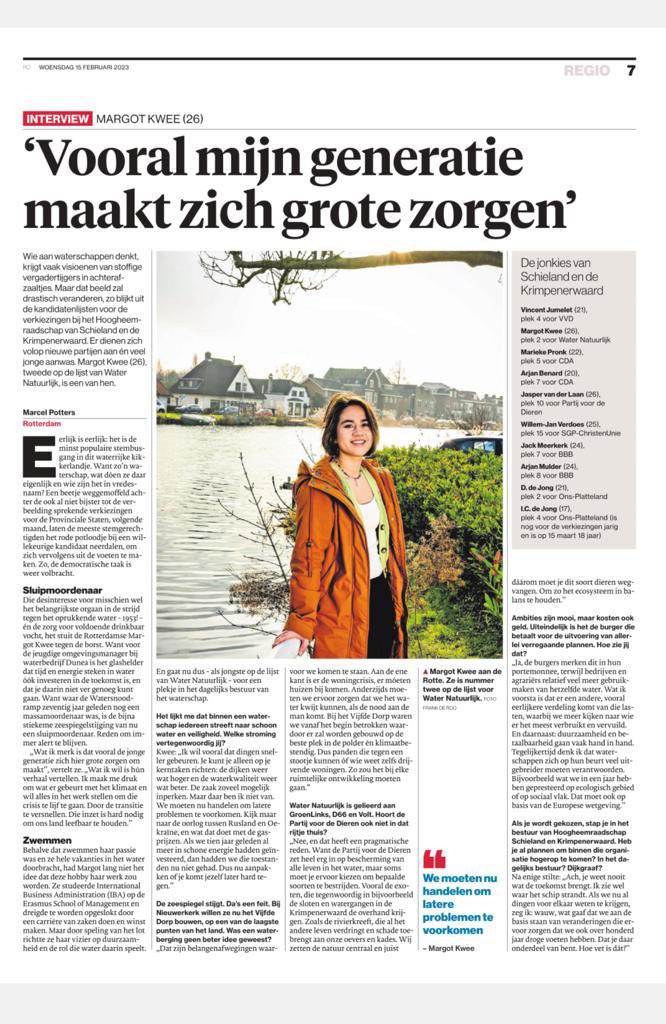 margotkwee's tweet photo. Benieuwd wat ik wil veranderen in het waterschap? โWe moeten NU handelen om erger te voorkomenโ #klimaatbestendig #Rotterdam #plek2 #stem15maart @WNatuurlijkSK #WS2023 https://t.co/jcejU3MPSt