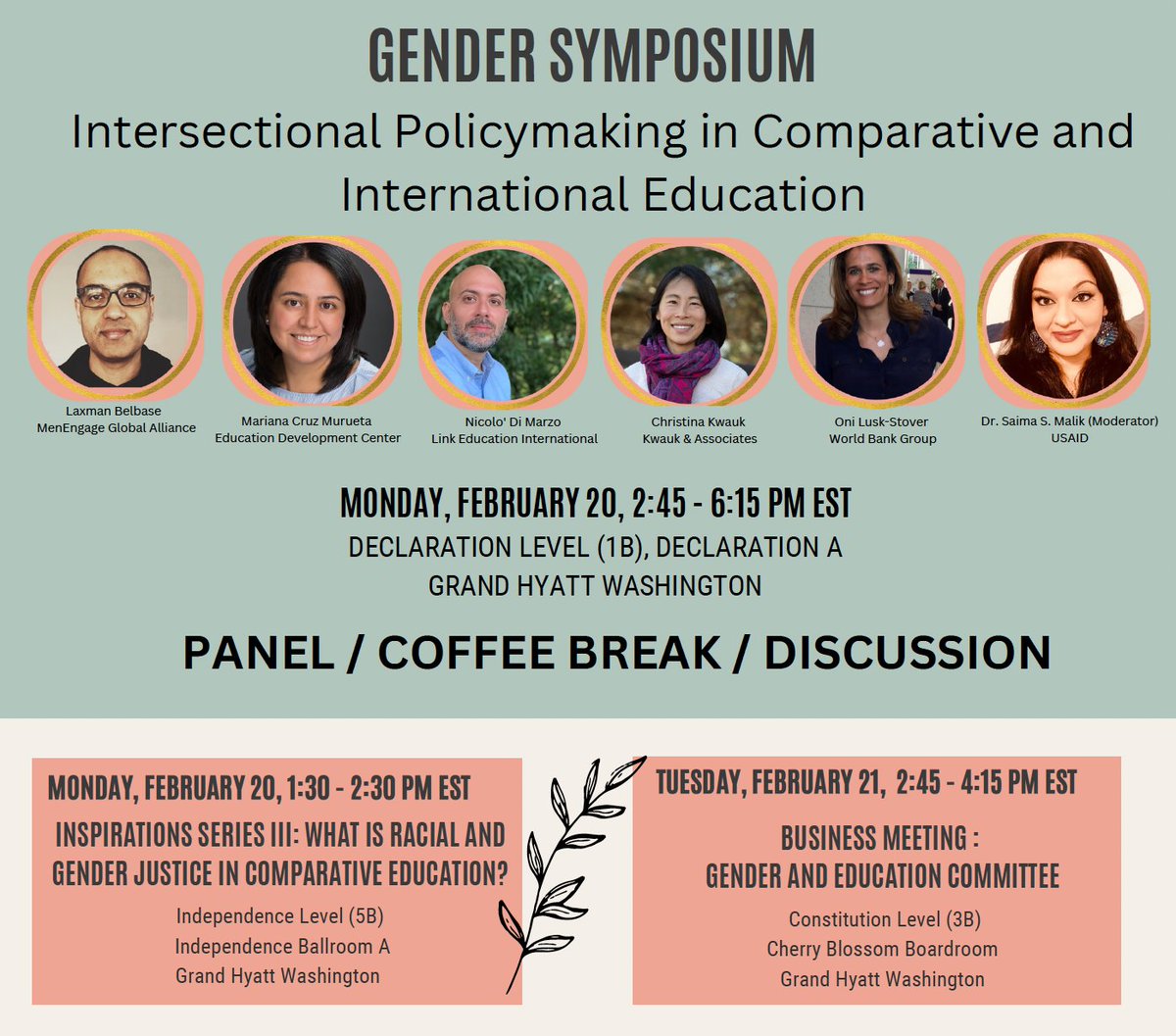 CIES GenderEducation tweet media