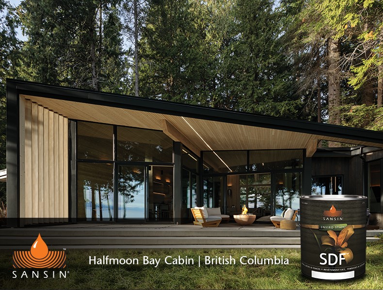 HealthyWood's tweet photo. This beautiful cabin showcases light and dark finishes with Sansin. Learn more about it: https://t.co/TphZo3pVKb. #HealthyWood #Sansin https://t.co/bT0F1gYyty