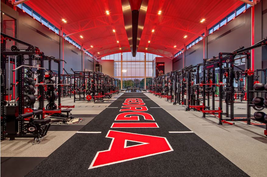 HOKNetwork's tweet photo. College football training facilities have become difference makers for winning programs. Learn how these specialized buildings are assisting student athletes and staff in an online discussion Thursday (Feb. 16) at 1 P.M. RSVP: https://t.co/RuUZfCUwNI https://t.co/mdgR39KGVi