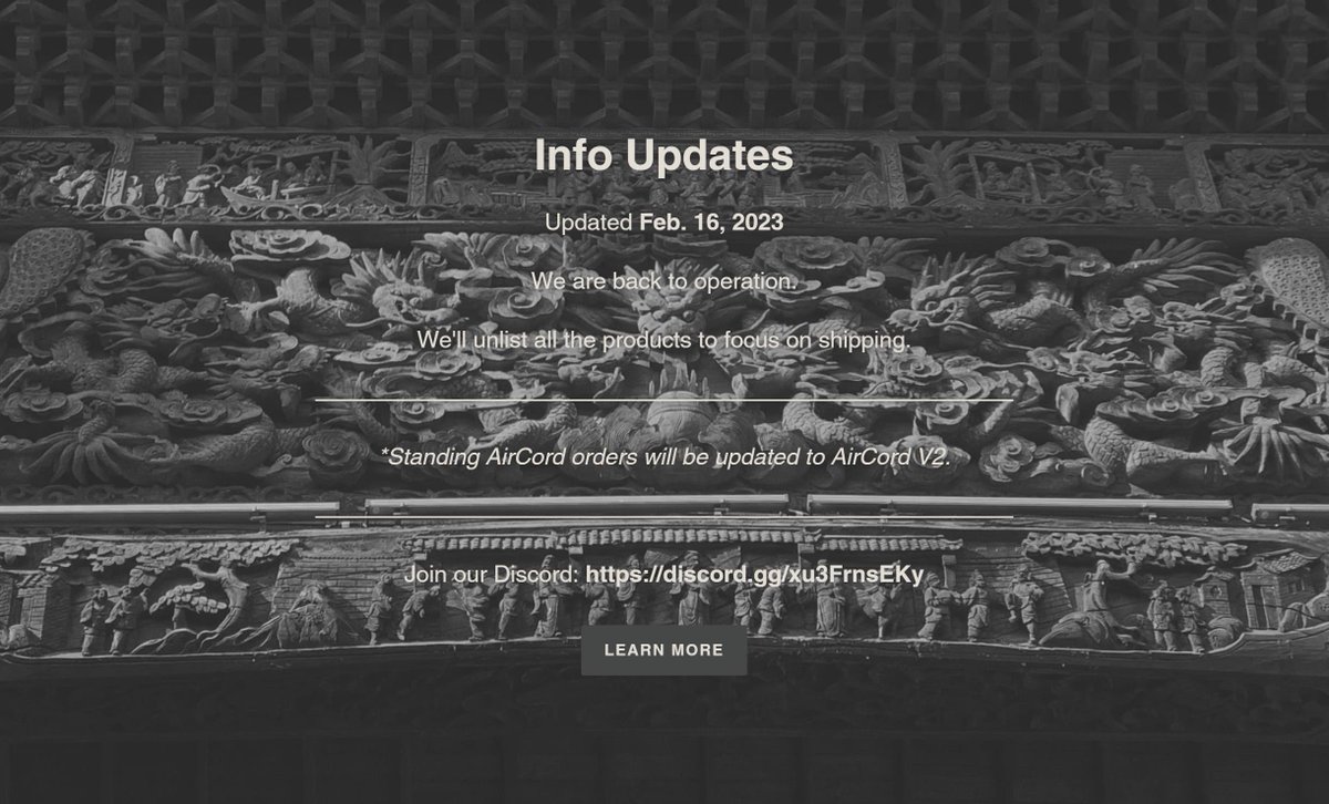 We are back to operation. I've unlisted all the products to focus on shipping. Huge sorry.