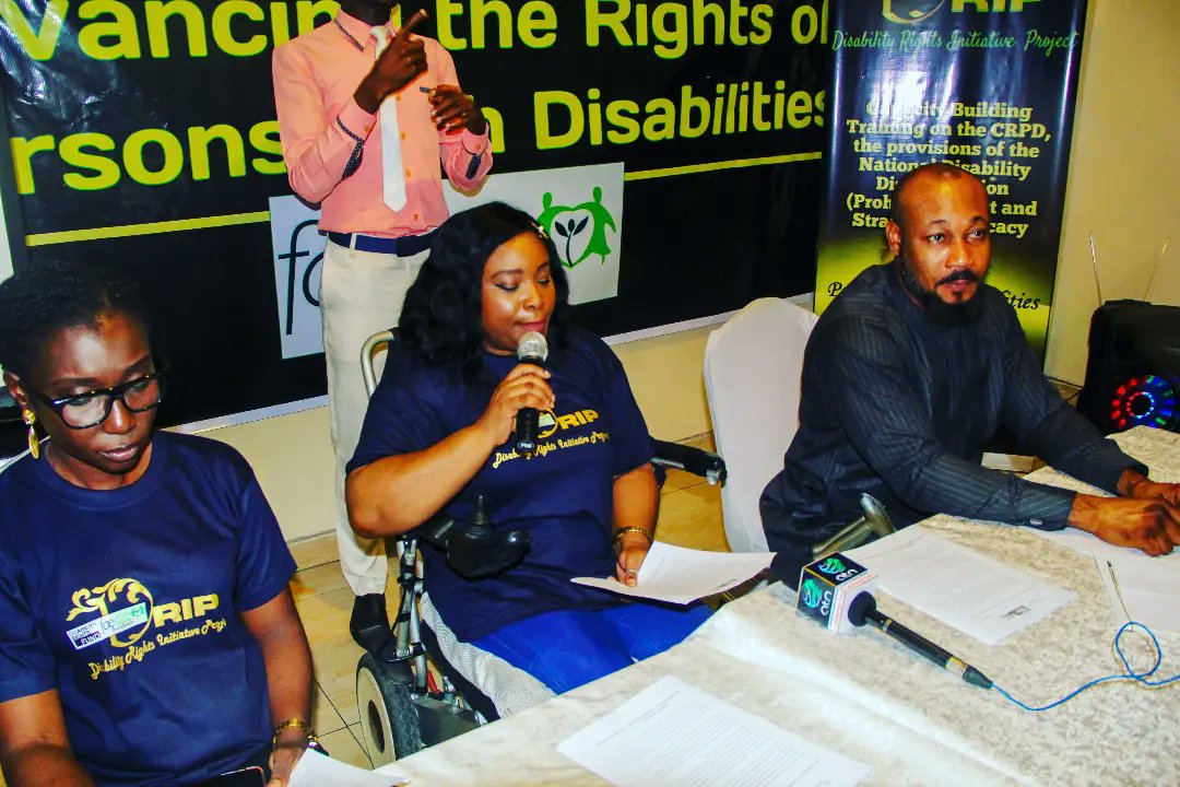 Faecare_org's tweet photo. FAECARE Foundation calls Attention for the protection and advancement of the rights of Persons with Disabilities in Rivers State to be treated as a priority

https://t.co/gI55OaoMIS

#DisabilityRightsRivers #FAECARE4DisabilityRights 
#DisabilityRights https://t.co/fHSZVUDSnM
