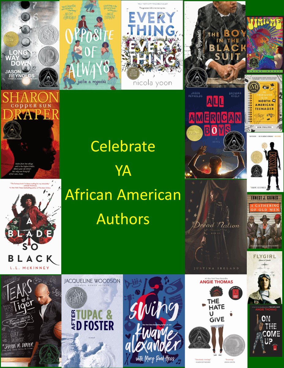 SJHSLibraryLC's tweet image. It&apos;s African American History Month!! It&apos;s a great time to discover a new book by an African American author. Come by the media center and check one out today!
Books by African American Authors
#HCSLibraryMedia
#SJHSSharks