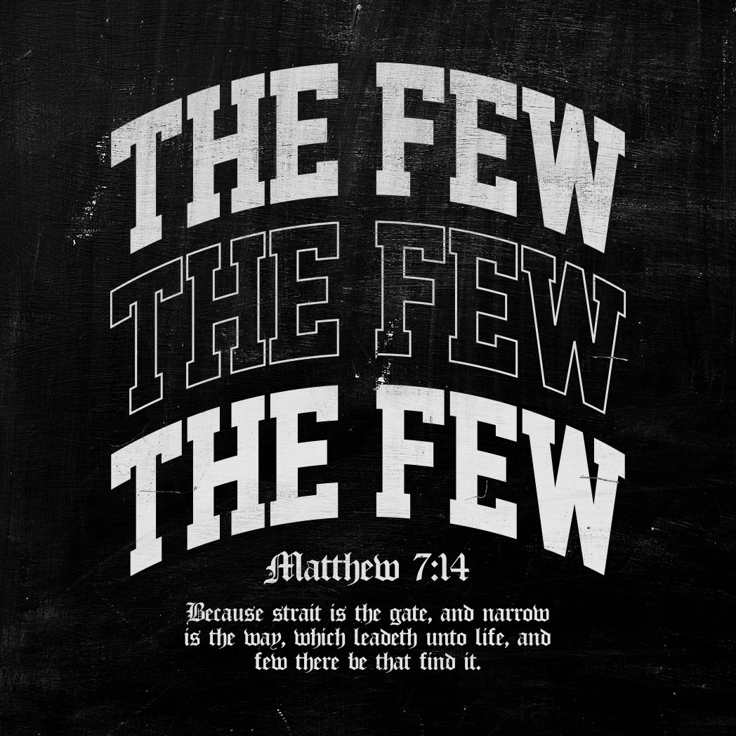 DeathDefianceCo's tweet image. We are the few. #wearethefew #narrowway #jesussaves