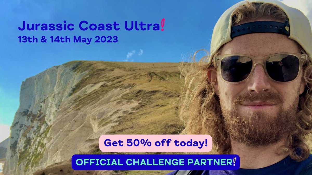 DorsetMind's tweet image. #NowIsTheTime

J U R A S S I C  C O A S T  C H A L L E N G E

Be a part of this and make a difference to Dorset’s mental health.

Sign up today: bit.ly/DM-Jurassic2023

@DrAndyMayers @UltraChallenges