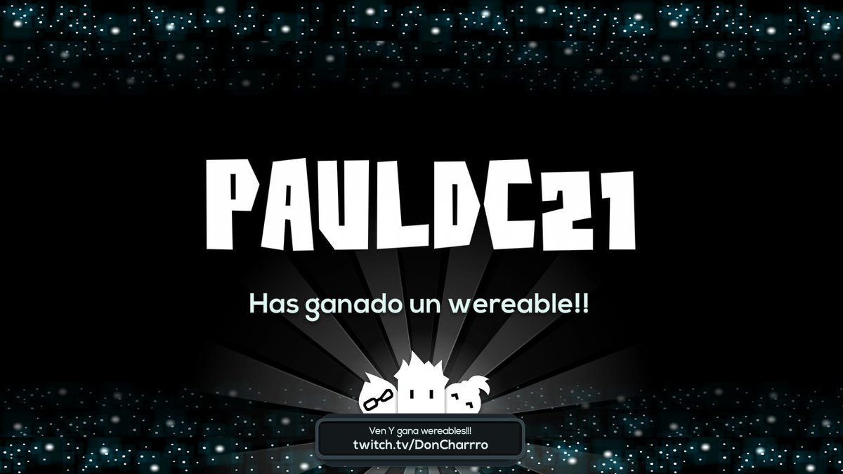 DonCharrito's tweet photo. Que esperan para ganar wereables en mi stream ? / What are you waiting for to come and win wearables?
@PaulD_C Felicidades
@DGspanishok @DecentralGames #IcePoker #iceStreams #IceStreamEnEspañol #DCL #Decentraland https://t.co/NAFCJKkcot
