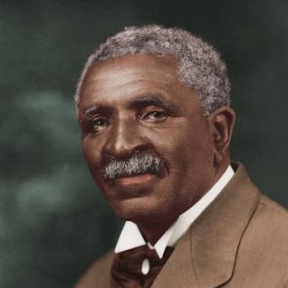 BRTigerLib's tweet photo. George Washington Carver developed 300 derivative products from peanuts among them cheese, milk, coffee, flour, ink, dyes, plastics, wood stains, soap, linoleum, medicinal oils and cosmetics. https://t.co/9xrfY6lUA9 https://t.co/1nLxEfLnuL