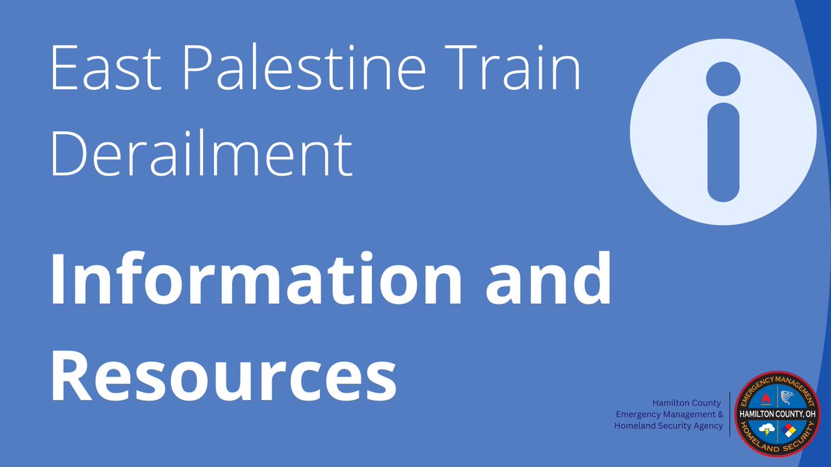 HCEMA's tweet photo. Get the most current info about the #EastPalestine train derailment: https://t.co/GkuAlA6ehL. Also be sure to sign up for emergency alerts: https://t.co/IYGMPbmVcq. Get notified by text, email or phone call. If you need help signing up, call 513-263-8200. https://t.co/1ILfdfpbRd