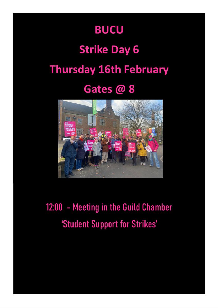 BirminghamUCU's tweet image. Thank you to everyone involved in todays events. Tomorrow #WeGoAgain 👇🏽👇🏾👇🏿👇🏼 Thursday’s events 👇🏼👇🏿👇🏾👇🏽#StudentSolidarity #ucuRISING #OneOfUsAllOfUs #EnoughIsEnough #FourFights #USSmess @ucu @WestMidsUCU @TUCBham @illdoitanyway @BhamUniUnison