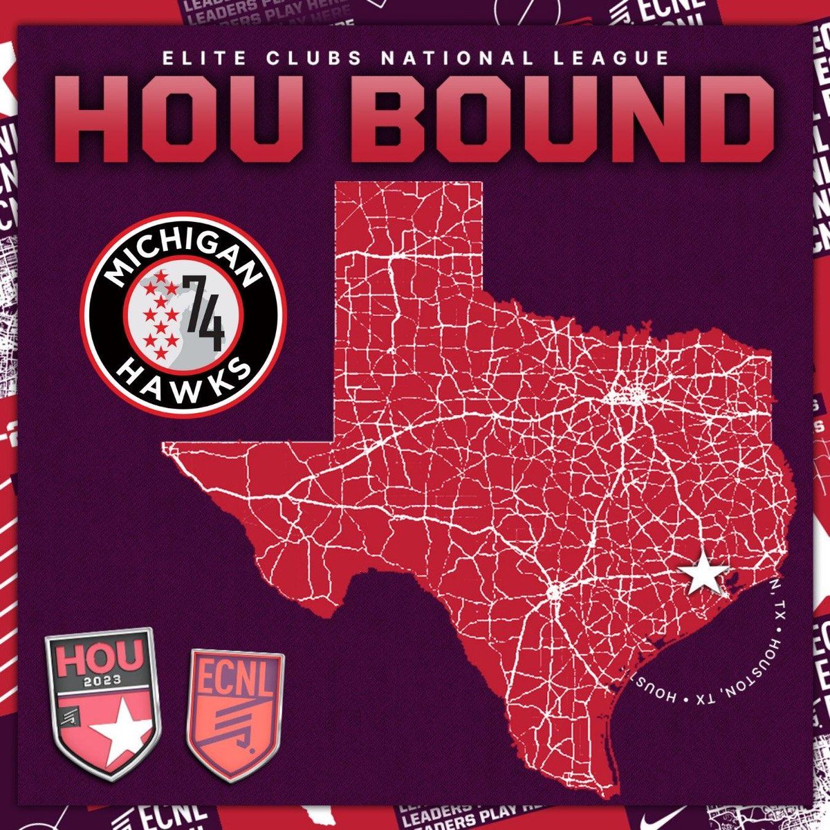 Michigan_Hawks's tweet photo. Good luck to our @Michigan_Hawks @ECNLgirls  Magic teams as they head to Houston this weekend!  #dreambig https://t.co/nrNY68rZ1L