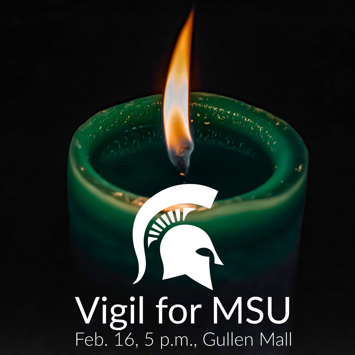 Join the <a href="/wsu_senatee/">WSU Student Senate</a> and the Wayne State University community for a vigil supporting Michigan State University. Student Senate requests that attendees wear green and white to show solidarity with MSU. go.wayne.edu/MSU-vigil-tw