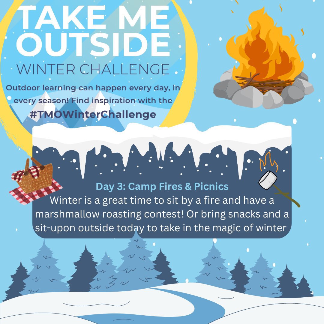 Grade2Garden's tweet image. #TMOWinterChallenge Day 3 is a picnic snack on the snow hill. Students loved snacking outside and then using their containers to make little snow creatures. @takemeoutside @StRitaOCSB @OttCatholicSB #ocsbOutdoors