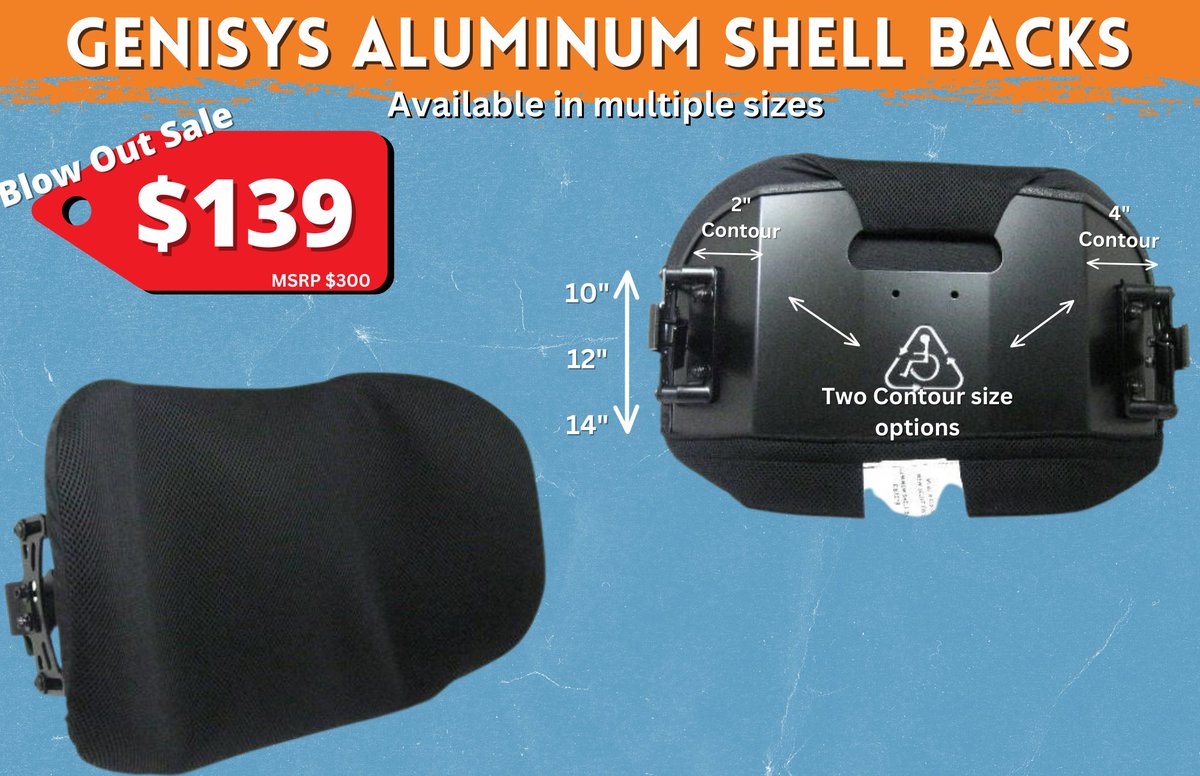 💥Here is a great deal, snag it before it sells out!💥

This lightweight aluminum makes it one of the lightest backs available, yet the brackets and clamps are forged steel, making them strong and durable! 💪
 
👀 Buy Here: tinyurl.com/WCPGenisysBacks