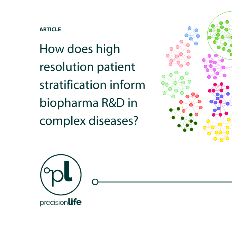 precisionlifeAI's tweet photo. Disease biology insights revealed by stratifying patients with combinatorial analytics can improve the probability of successful drug discovery and development even in the most complex chronic diseases.

#PrecisionMedicine #PatientStratification #Biomarkers #Biopharma #Techbio