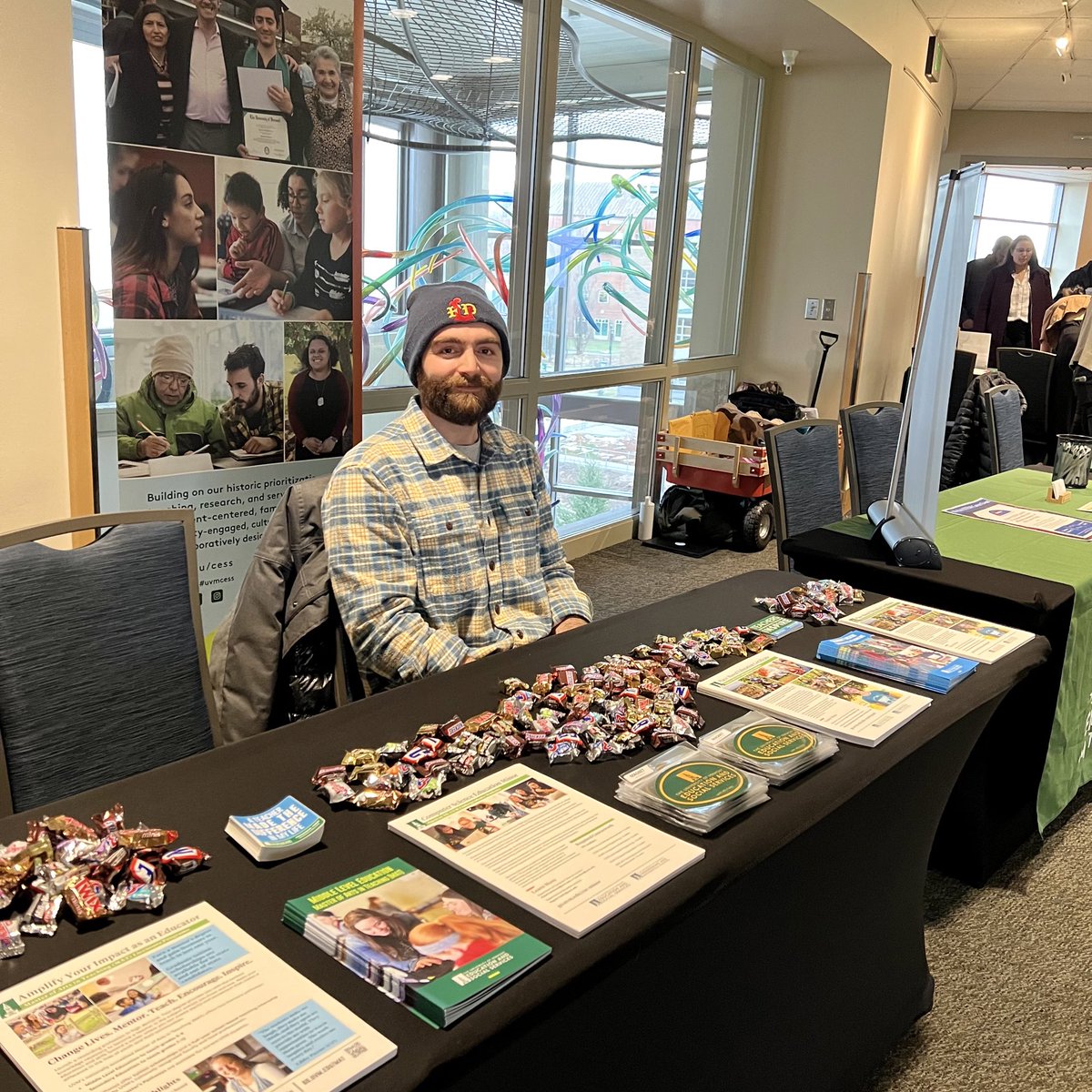 UVM CESS (@uvmcess) on Twitter photo All set to go at the <a href="/uvmvermont/">University of Vermont</a> #STEM Career Fair ! #UVMCESS research assistant Jordan Couzo is here to share info about our accelerated master’s programs, scholarships, computer science education, & place-based education opportunities.
go.uvm.edu/mat All set to go at the <a href="/uvmvermont/">University of Vermont</a> #STEM Career Fair ! #UVMCESS research assistant Jordan Couzo is here to share info about our accelerated master’s programs, scholarships, computer science education, & place-based education opportunities.
go.uvm.edu/mat