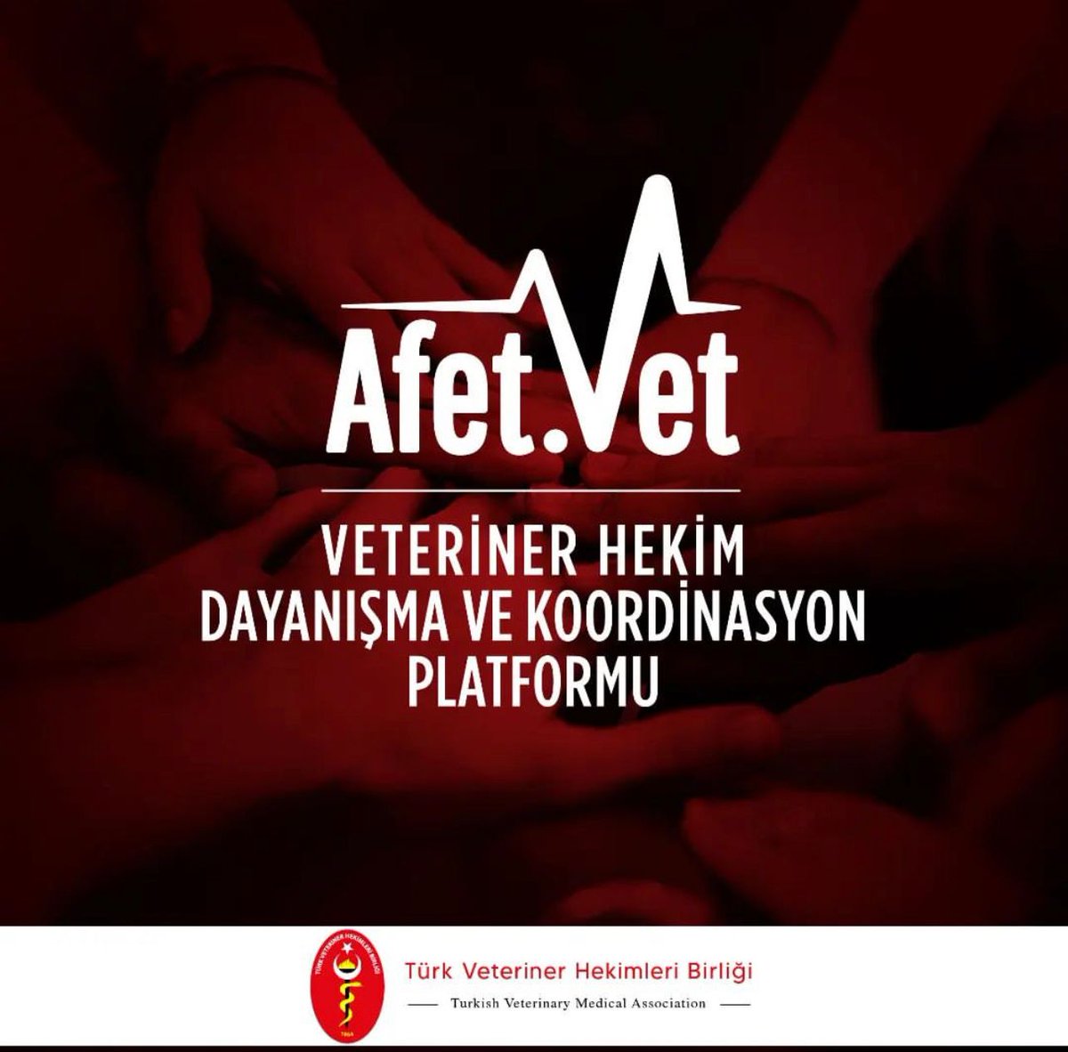 Afet.vet TÜRK VETERİNER HEKİMLERİ BİRLİĞİ‘ne ait bir dayanışma ve koordinasyon platformudur
Afet ve olağanüstü durumlarda ihtiyaç alanlarının belirlenmesi ve ihtiyaç sahiplerine destek sağlayabilecek meslektaşlarımız arasında hızlı ve koordineli iletişim kurmaktır