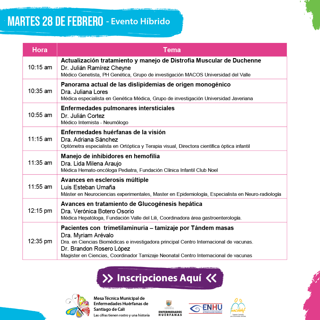 funcolehf's tweet photo. En el marco de la conmemoración del #DíaMundialDeLasEnfermedadesHuérfanas, los invitamos al evento híbrido: Actualización y avances en nuevas tecnologías para #EnfermedadesHuérfanas
-Inscripción presencial: https://t.co/kIC78t05BW
-Inscripción virtual: https://t.co/lidNvslc9e
💚 https://t.co/xzu8mE6ujf