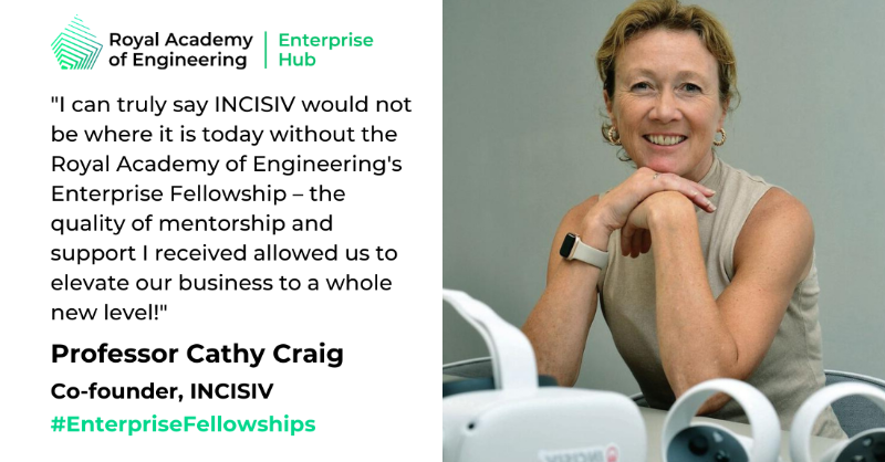 RAEng_Hub's tweet photo. No fees. No equity. No IP taken - we just want talent. Cathy made the jump from academic to co-founder through the #EnterpriseFellowships and you could be next.

Propel your business ambitions with our 12-month programme of training, expert mentoring and a grant of up to £75k.