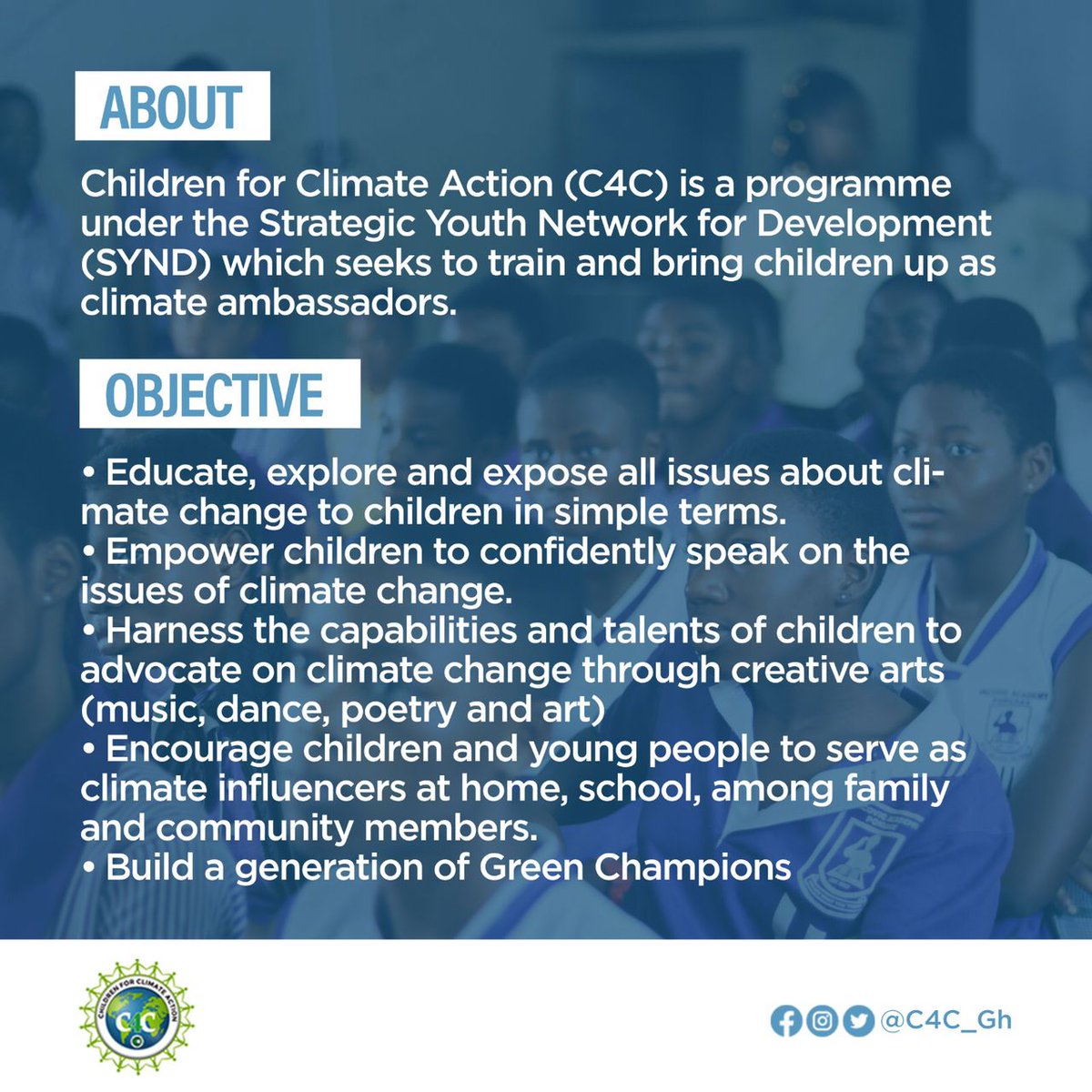 Exciting news! This week, we'll be sharing impact stories from our Children for Climate Action Campaign, based on our 2022 engagements with children.  #ChildrenForClimateAction #ClimateActivism #ImpactStories #YouthClimateLeaders