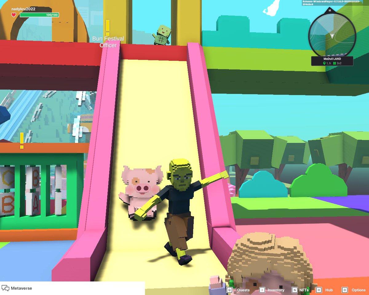 KrucNada's tweet photo. @TheSandboxGame I found McDull in McDull LAND! 🐷 #LunarNewYearTSB https://t.co/4zgL7ATjCQ