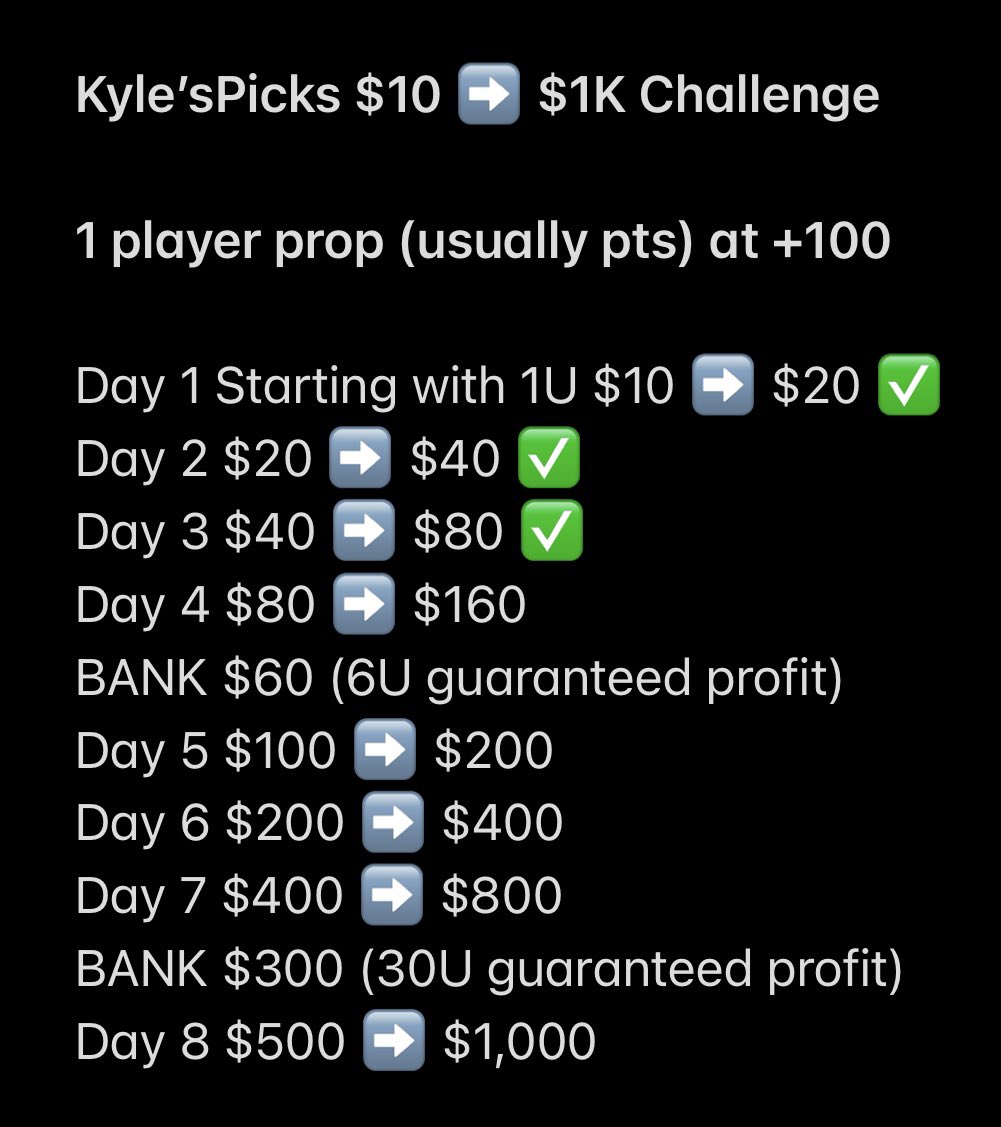 _KylesPicks_'s tweet photo. Day 4 is in! I locked it in early, I like this line.

40 Retweets to drop Day 4!

Bring the energy LFG!

#betting #sportsbetting #sportsbettingtwitter #GamblingTwitter #LadderChallenge https://t.co/gtHl8oSWqx