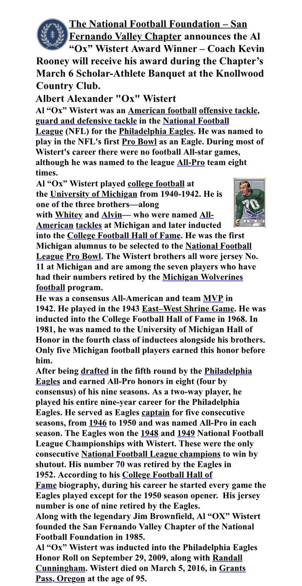 pollonpreps's tweet image. National football 🏈 foundation: SF Valley chapter