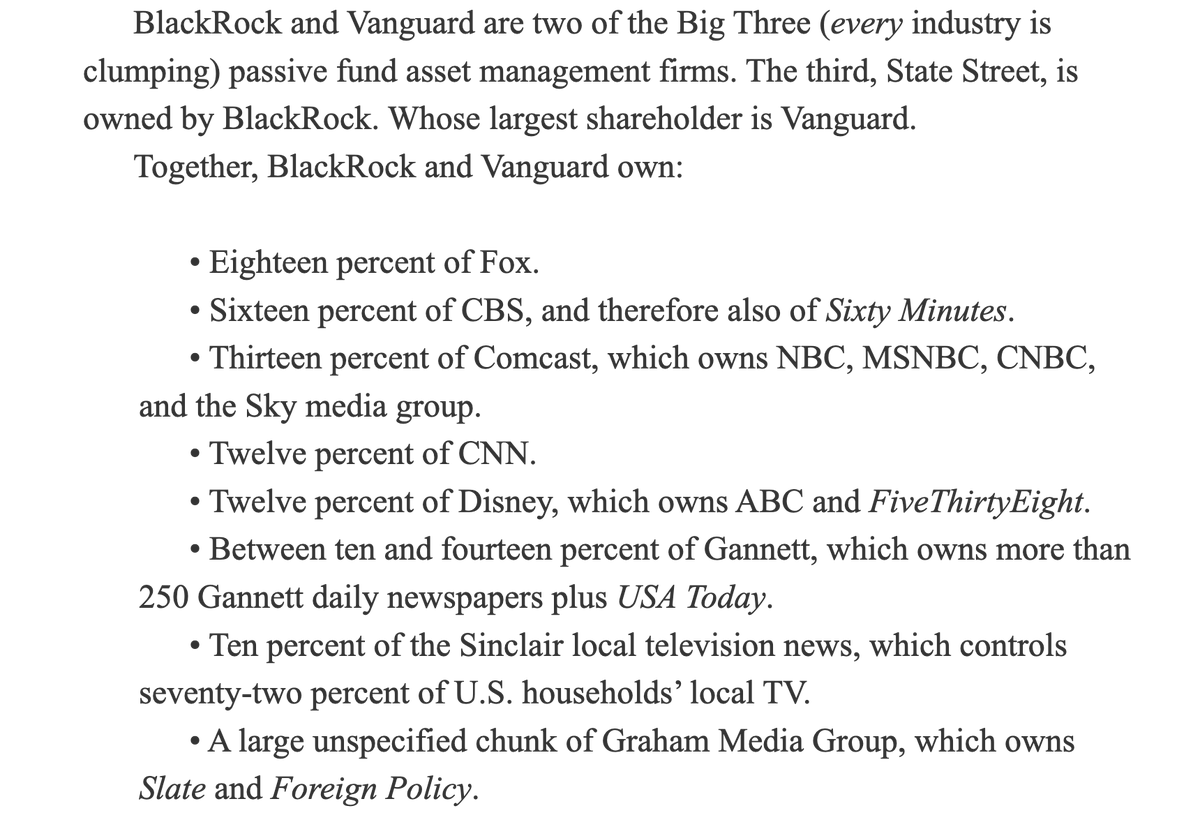 RobbySlowik's tweet photo. Blackrock and Vanguard own about 12% of Norfolk Southern so we don't need to wonder why the media is ignoring the train catastrophe https://t.co/tYSNkjuQ03