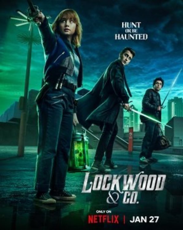 If you’re a fan of darkly funny, action-packed ghosthunting then I reckon you’ll love the brilliant #LockwoodandCo which I’ve just binge-watched. Performances, dialogue ,storytelling all top-notch & as a bonus, sword fights. Something for everyone! Plus a killer soundtrack..