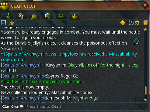 SoA_RS's tweet photo. Congratulations trippyfox on receiving a Mazcab ability codex!

#rs3 #soa #runescape https://t.co/4L9UUvtoDX