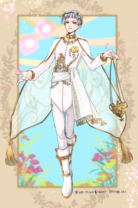 #ロロ・フランムに着てもらおう!ガラ衣装で参加させていただきました…!とても楽しかった～～さわやかロロ様爆誕 