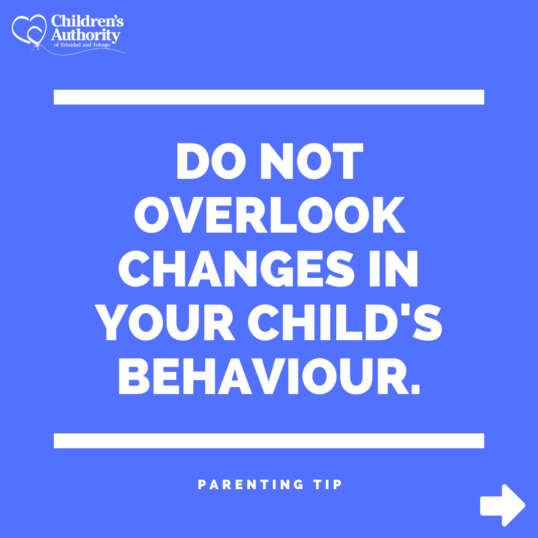 ttchildren_org's tweet photo. Parents and guardians, create an open and welcoming environment where your children can feel comfortable to discuss anything that may be affecting or troubling them.
#ParentingTip
#ChildProtection
#ChildAbusePrevention
#TTChildren
#ChildrensAuthorityTT https://t.co/ozNkCYdzgG