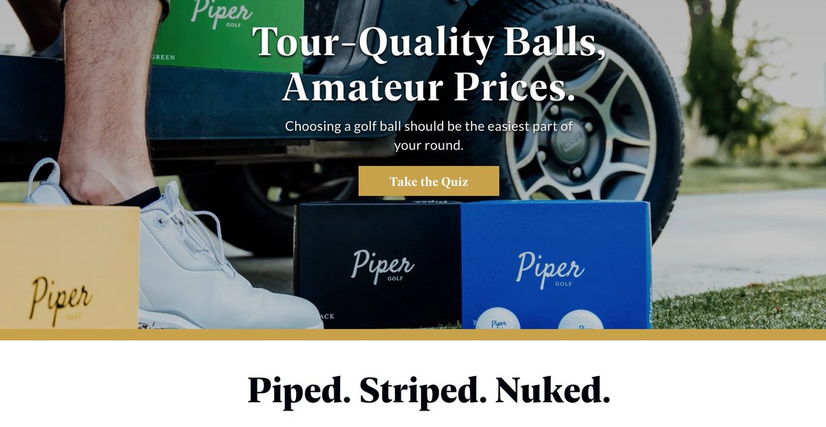 Piper Golf tweet media