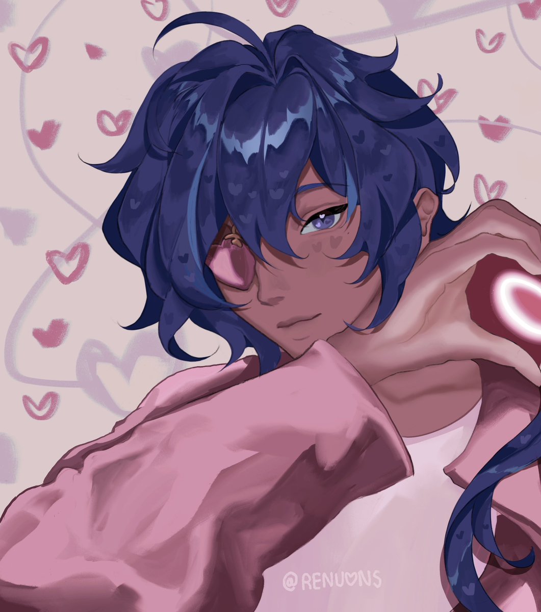 renuons's tweet photo. happy late valentine from kaeya https://t.co/ONarIRGRuP