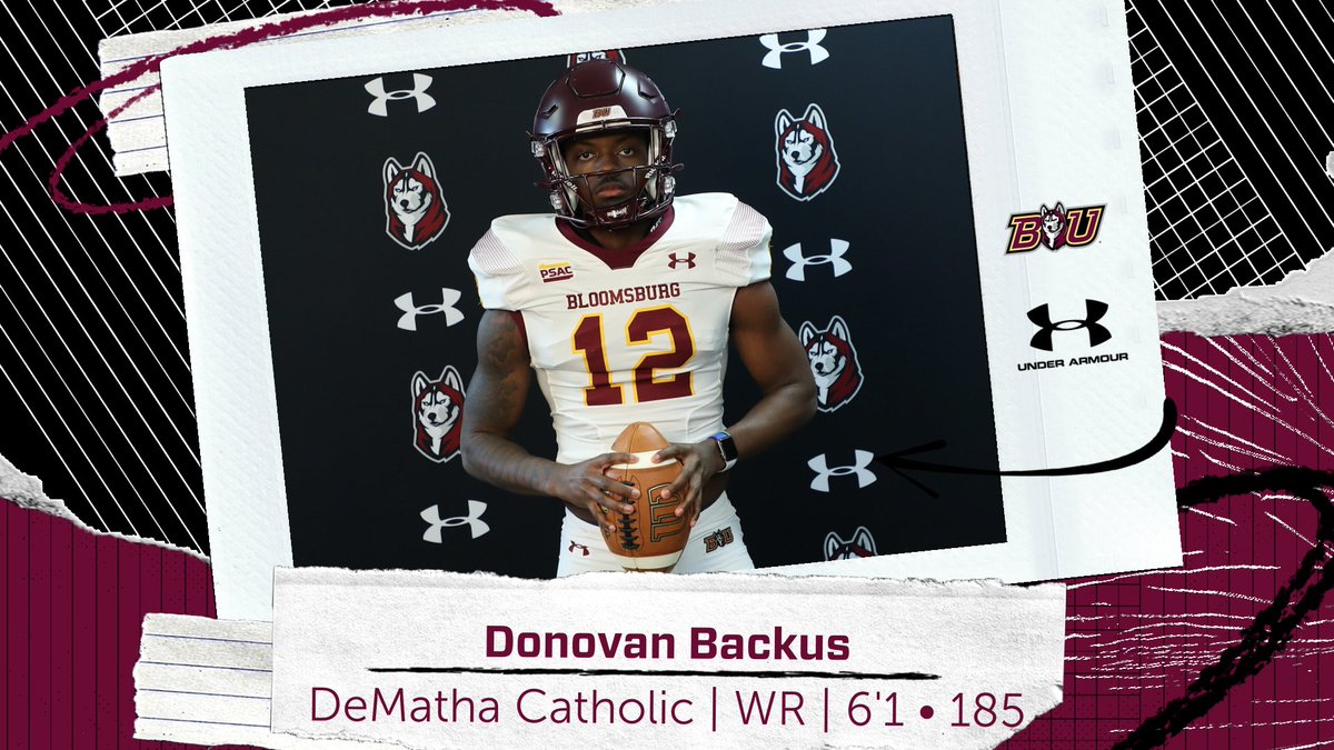 GoBUHuskies's tweet photo. Welcome to the Pack, Donovan Backus! A 6-1 wide receiver from Upper Marlboro, Md. and DeMatha Catholic High School! 

#RunAsOne #Unleashed #NSD23 

https://t.co/bH7JdtrDPi https://t.co/wtrMSQr5CK