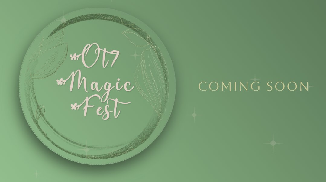 ot7magicfest's tweet photo. Stay tuned for more details soon 🤫🌿🪄✨ https://t.co/SD0wiTCyai