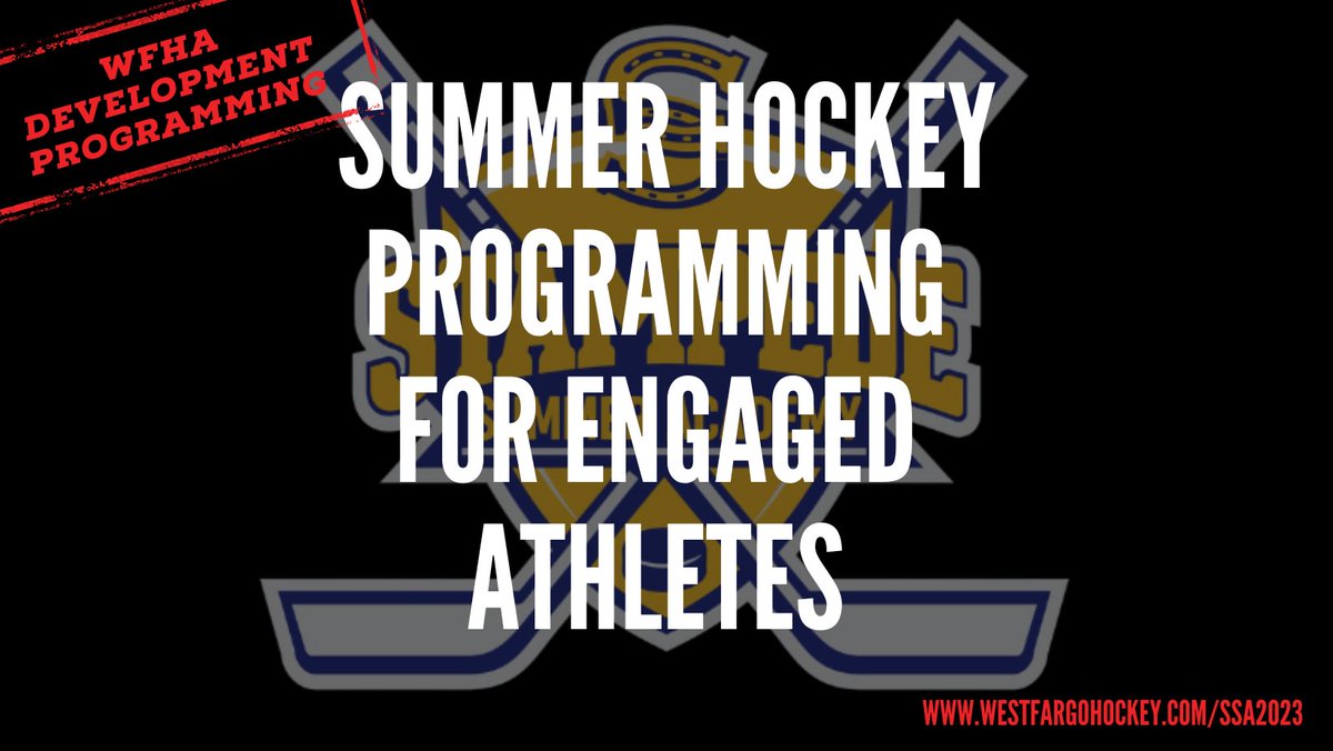 We are so excited to announce registration for Stampede Summer Academy is OFFICIALLY OPEN! 📢📢 Click the link below to find out more!!!  
westfargohockey.com/ssa2023